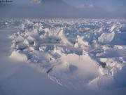 390 Banquise deformee par glacier