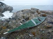 148 Kayak abandonne ile Kap Seddon