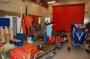 056 Preparation motoneiges Longyearbyen