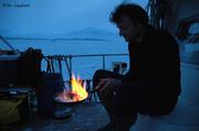 130 Chorizo flambe Cachasa