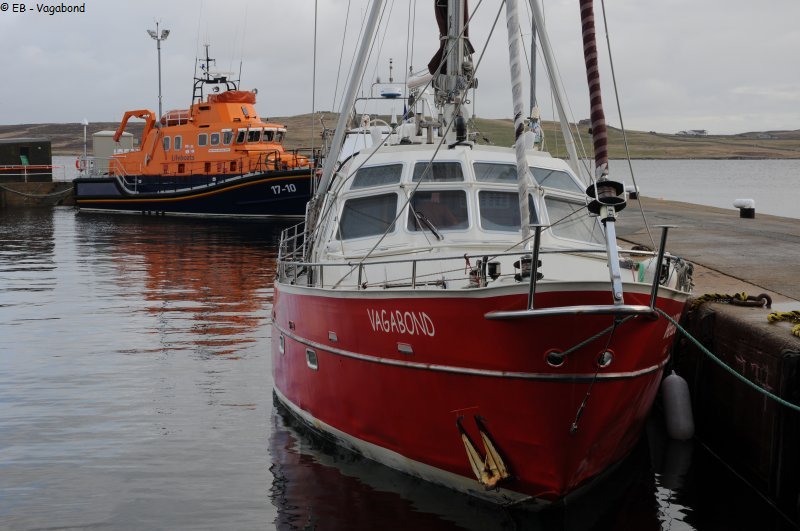 076 A l abri a Lerwick aux iles Shetland